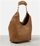 Маленькая кожаная сумка через плечо squeeze Loewe, коричневый 6955044