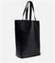 Классическая большая кожаная сумка-тоут. Bottega Veneta, черный 5980877