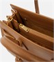 Маленькая кожаная сумка-тоут sac de jour Saint Laurent, коричневый 5979317