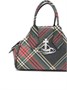 Мини-сумка через плечо Yasmin в клетку тартан Vivienne Westwood, зеленый 25695461