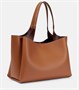 Кожаная сумка-тоут среднего размера Tod'S, коричневый 5982013