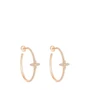 Серьги-кольца Idylle Blossom, розовое золото и бриллианты Louis Vuitton, розовый 22190982