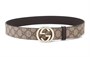Ремень Gucci Supreme с пряжкой, коричневый 14038887