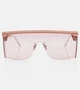 Солнцезащитные очки DiorClub M1U с плоскими бровями Dior Eyewear, розовый 2075845