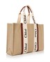Большая сумка-тоут Woody Chloe, цвет Tan/Beige 6809123