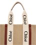 Большая сумка-тоут Woody Chloe, цвет Tan/Beige 6809123