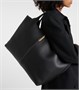 Средняя кожаная сумка-тоут Tod's, черный 25622259