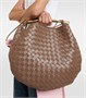 Кожаная сумка-тоут sardine среднего размера Bottega Veneta, коричневый 5979589