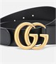 Ремень с логотипом GG Gucci, черный 2082270