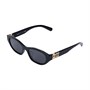 MIU MIU Солнцезащитные очки овальной формы Eyewear Oval Frame, Black 27984045
