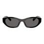 MIU MIU Солнцезащитные очки овальной формы Eyewear Oval Frame, Black 27984045