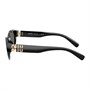 MIU MIU Солнцезащитные очки овальной формы Eyewear Oval Frame, Black 27984045