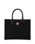 Холщовая большая сумка La Medusa Versace, цвет Black 6809365