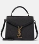 Кожаная сумка через плечо Cassandra Mini Saint Laurent, черный 2106385