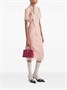 Prada мини-сумка Galleria из сафьяновой кожи, розовый 24580946