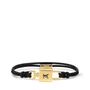 Браслет с замком LV Louis Vuitton, черный 22192362