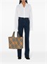 Сумка-тоут Burberry Vintage Check среднего размера, нейтральный цвет 15833386