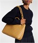 Andiamo Intrecciato средняя кожаная сумка-тоут Bottega Veneta, DARK PRA-MB-DARK PRA 25641259