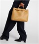 Andiamo Intrecciato средняя кожаная сумка-тоут Bottega Veneta, DARK PRA-MB-DARK PRA 25641259