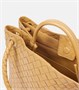 Andiamo Intrecciato средняя кожаная сумка-тоут Bottega Veneta, DARK PRA-MB-DARK PRA 25641259