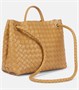 Andiamo Intrecciato средняя кожаная сумка-тоут Bottega Veneta, DARK PRA-MB-DARK PRA 25641259