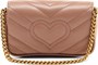 Женская сумка Gucci GG Marmont Chain Coin Purse, цвет Розовый 1127210