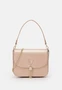 Сумка Valentino на плечо с декоративной кисточкой, розовое золото 1696909
