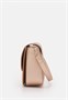 Сумка Valentino на плечо с декоративной кисточкой, розовое золото 1696909