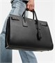 Сумка-тоут sac de jour из мягкой кожи среднего размера Saint Laurent, черный 5980512