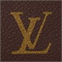 LOUIS VUITTON Сумка через плечо из лакированного полотна с кожаной отделкой женская коричневая 27972831