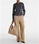 Hop Large Intrecciato плечевая сумка из замши Bottega Veneta, Ecru-Muse Brass 25641932