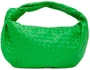 Зеленая маленькая сумка Jodie Bottega Veneta 1065220