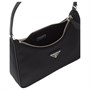 Re-Edition 2005 Re-Nylon и Saffiano мини-сумка через плечо черная PRADA 26464598