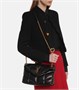 Маленькая кожаная сумка через плечо Puffer Saint Laurent, черный 2108338
