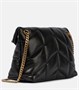 Маленькая кожаная сумка через плечо Puffer Saint Laurent, черный 2108338