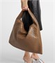 Hop Large Intrecciato кожаная сумка через плечо Bottega Veneta, Pinecone M- B  Pinoc 25641530