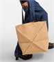 Складная сумка-пазл Fold XL из рафии Loewe, Natural/Black 25641860