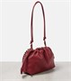 Средний кожаный клатч Flamenco Loewe, Burnt Red 25641398