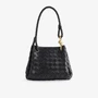 Сумка кожаная Bottega Veneta Parachute, черный 25107724