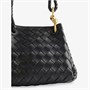 Сумка кожаная Bottega Veneta Parachute, черный 25107724