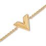 Браслет Essential V Louis Vuitton, золотой 22193670