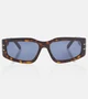 Солнцезащитные очки DiorSignature S9U прямоугольной формы Dior Eyewear, синий 2075938