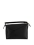 Мини-сумка Puzzle Edge из телячьей кожи с верхней ручкой LOEWE, черный 25905763