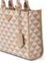 Жаккардовая сумка Prada Symbole, нейтральный цвет 15682861