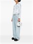 Acne Studios мини-сумка с подвеской-логотипом, серый 15686350