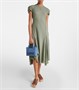 Плетеная сумка Paula's Ibiza Mini Logo Loewe, светло-синий 25625384