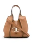 Сумка-тоут Timeless с логотипом TOD'S, коричневый 25708051