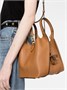 Сумка-тоут Timeless с логотипом TOD'S, коричневый 25708051