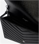 Кожаный клатч Cassandre Saint Laurent, черный 2106429