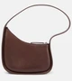 Полумесяц кожаная сумка через плечо The Row, Brown Melange Ans 25630320